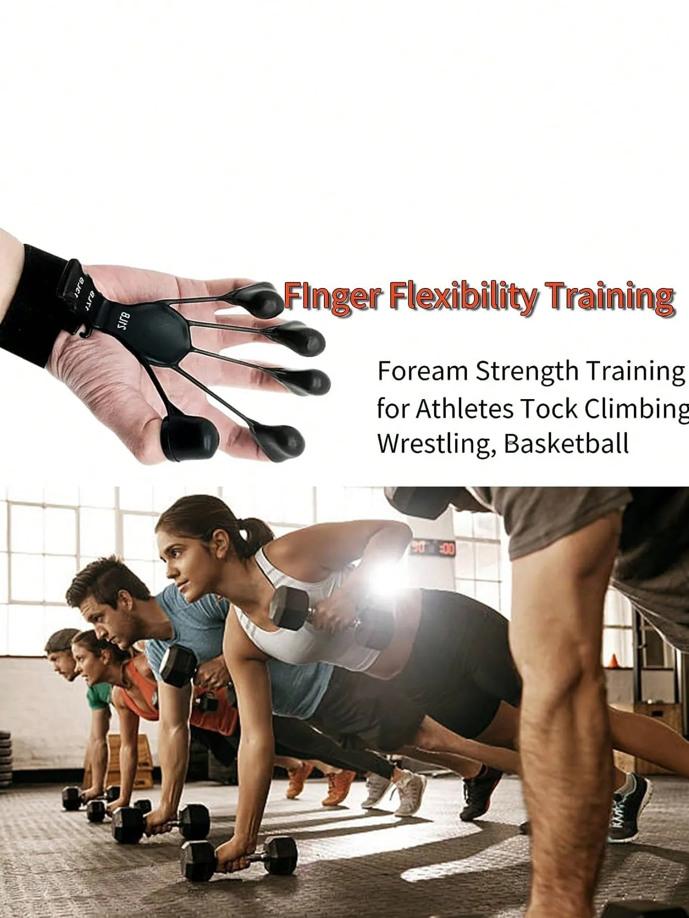 2pcs/set Upgraded 6 Level Adjustable Finger Strength Trainer