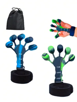 2pcs/set Upgraded 6 Level Adjustable Finger Strength Trainer