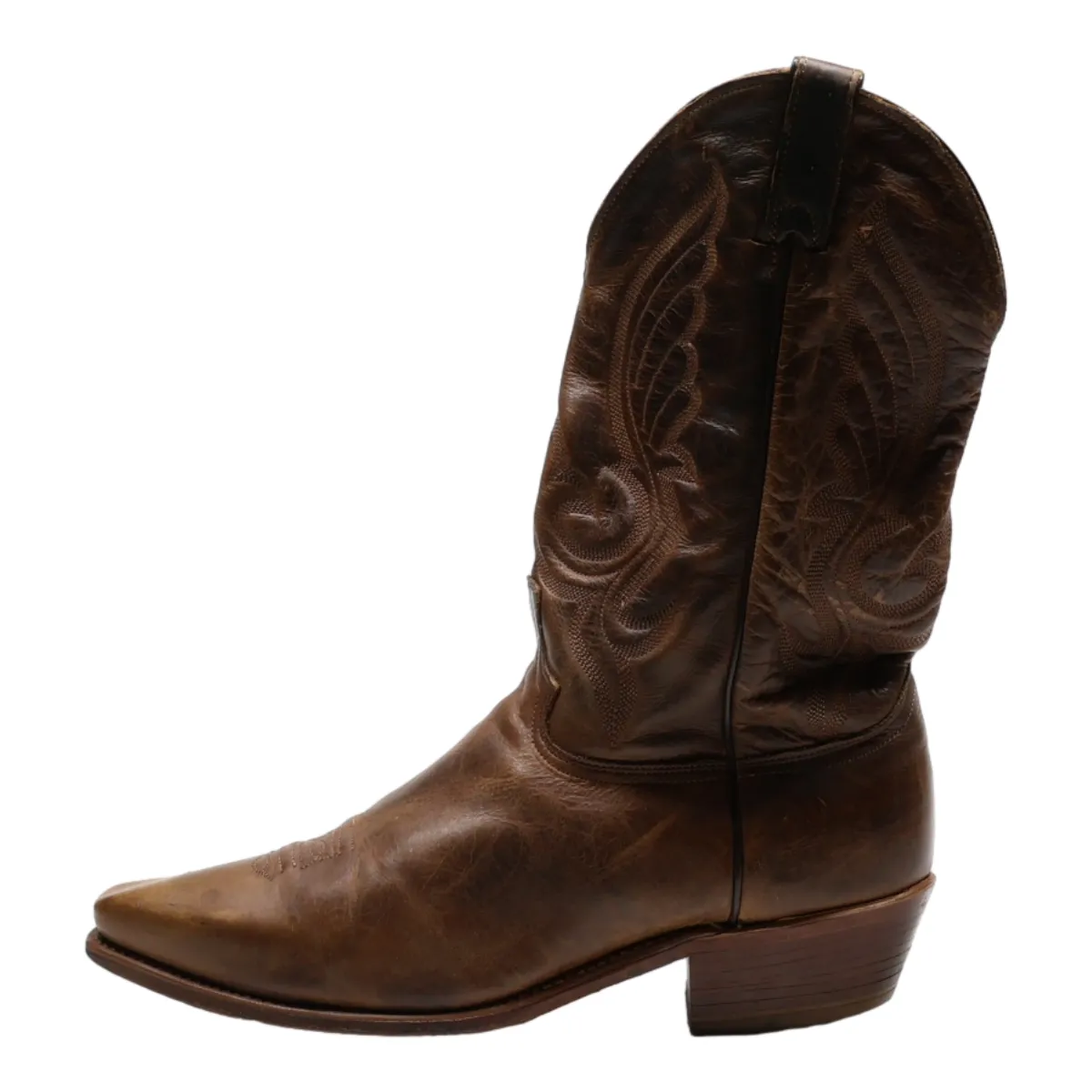 ABILENE BOOTS Cowboy Boots Brown Leather Womens UK 3