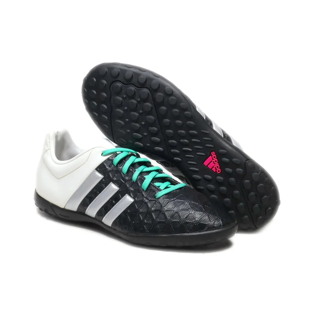 Adidas Ace 15.4 Tf Sport Shoes Leather Black Colour For Women