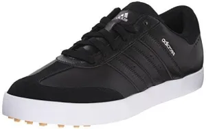 adidas Men's Adicross V Golf Shoe, Black/White, 9.5 M US