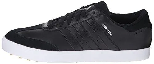 adidas Men's Adicross V Golf Shoe, Black/White, 9.5 M US