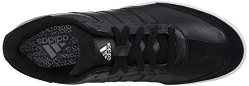 adidas Men's Adicross V Golf Shoe, Black/White, 9.5 M US
