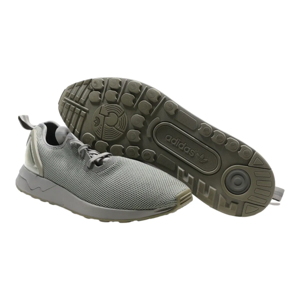 ADIDAS Sneaker Trainers Grey Synthetic Mens UK 9