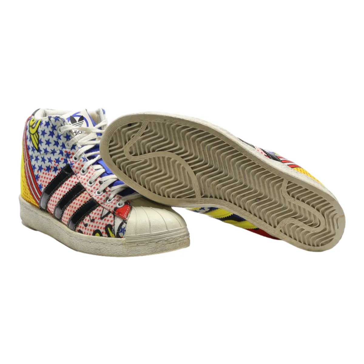 ADIDAS Wedge Superstar Sneaker Trainers White Synthetic Womens UK 6.5