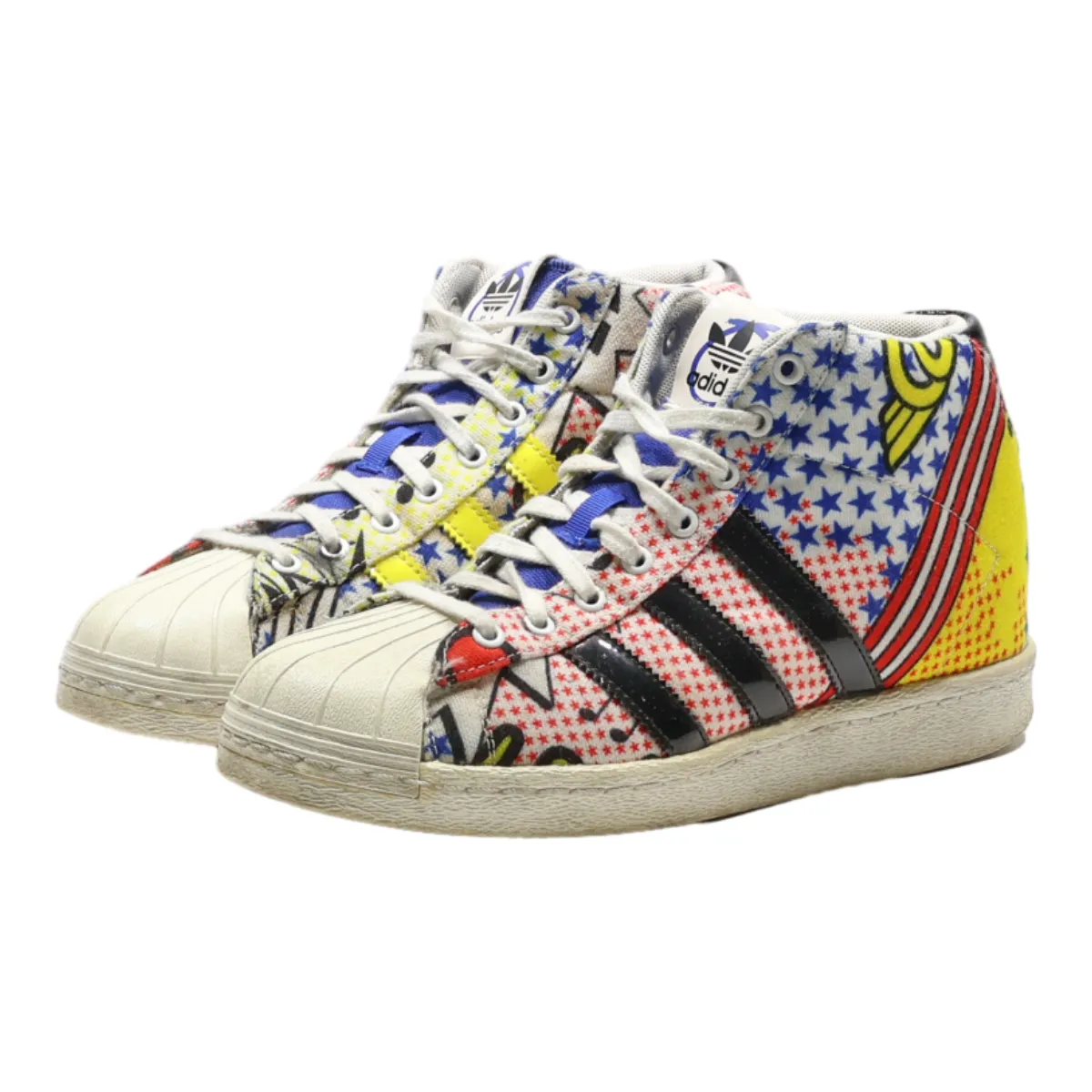 ADIDAS Wedge Superstar Sneaker Trainers White Synthetic Womens UK 6.5