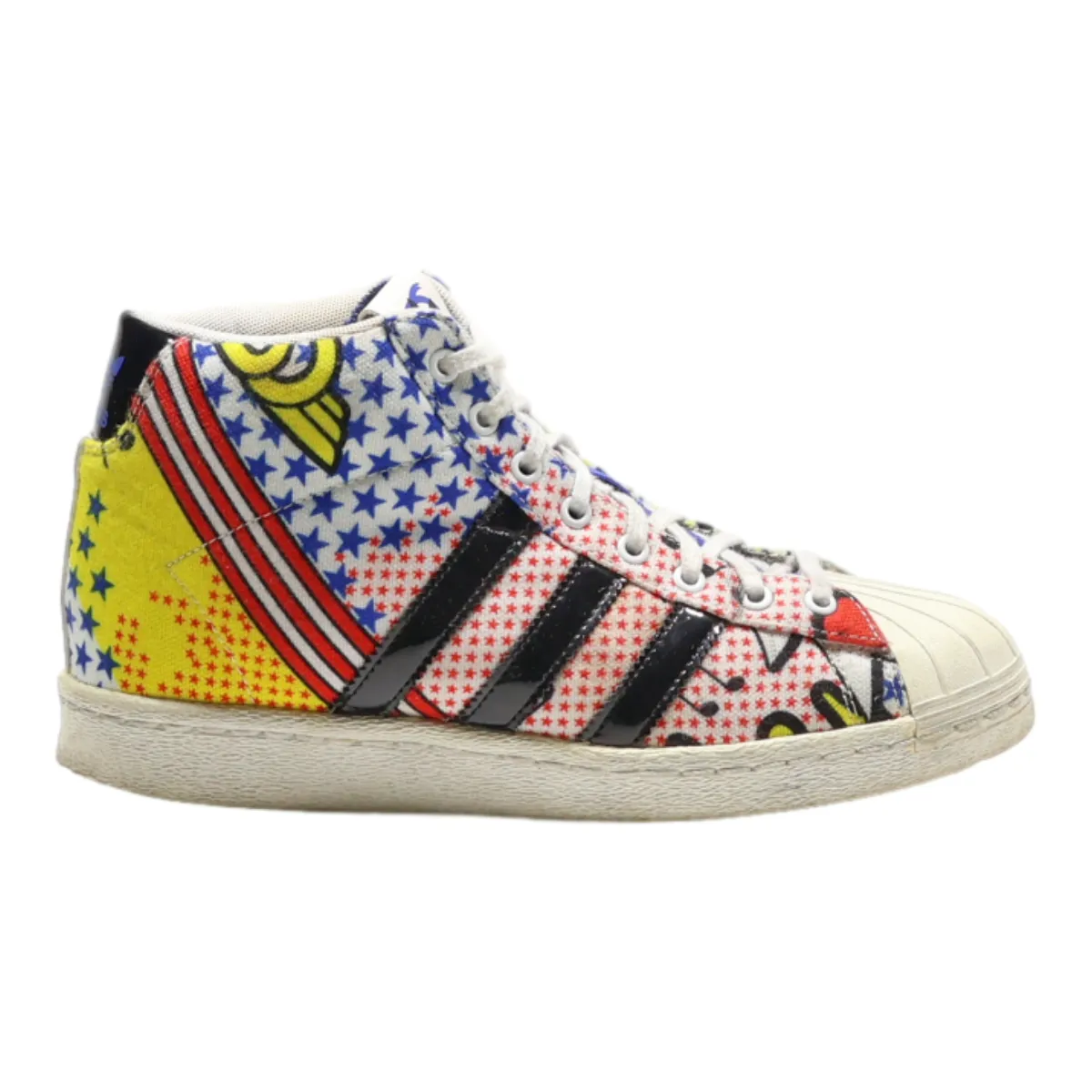 ADIDAS Wedge Superstar Sneaker Trainers White Synthetic Womens UK 6.5