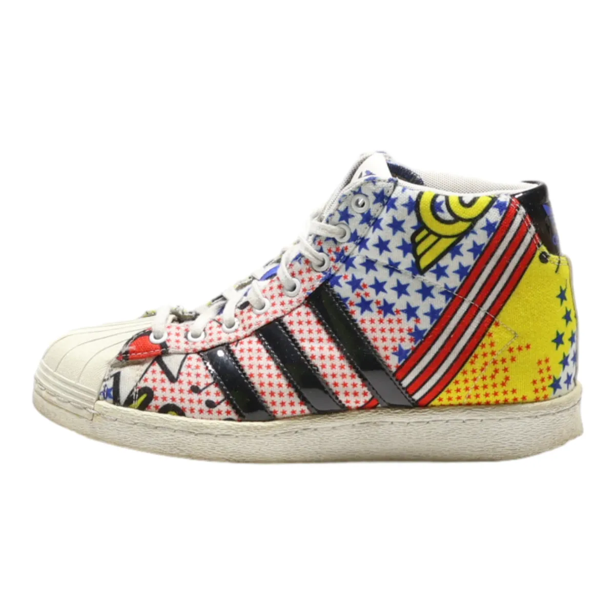 ADIDAS Wedge Superstar Sneaker Trainers White Synthetic Womens UK 6.5