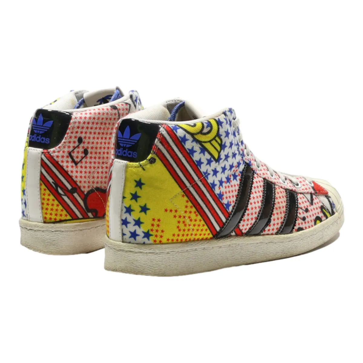 ADIDAS Wedge Superstar Sneaker Trainers White Synthetic Womens UK 6.5