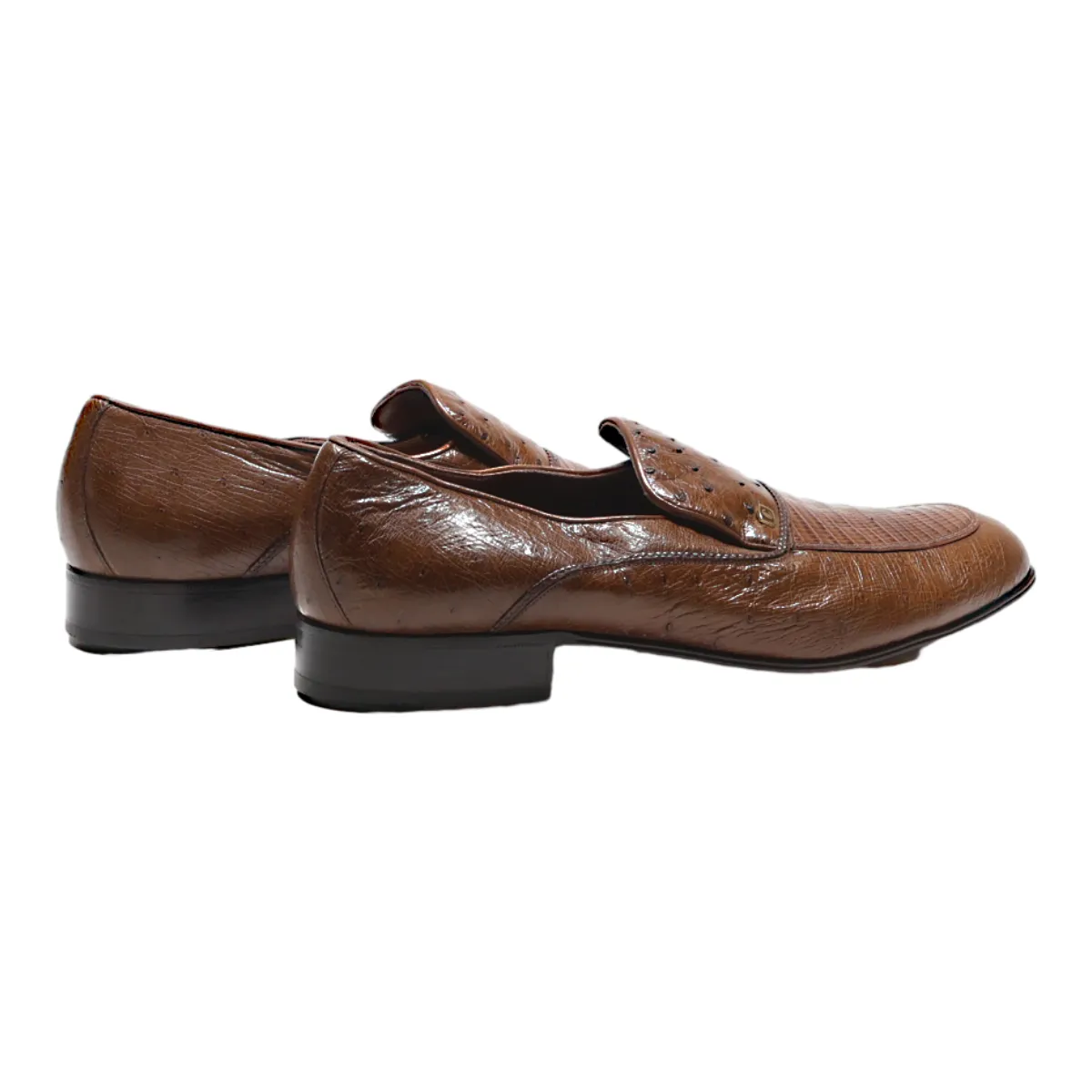 ALCE Loafer Shoes Brown Leather Mens UK 10