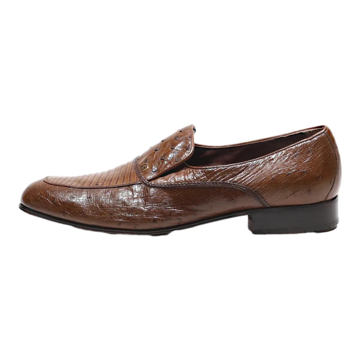 ALCE Loafer Shoes Brown Leather Mens UK 10