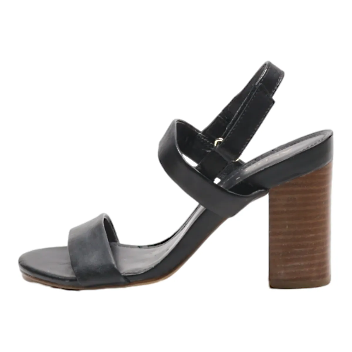 ALDO Strappy Heels Black Leather Womens UK 5