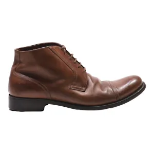 ALEXANDER Desert Boots Brown Leather Mens UK 6