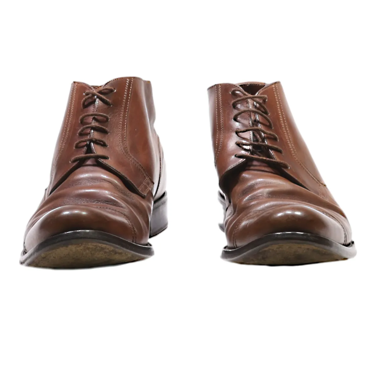 ALEXANDER Desert Boots Brown Leather Mens UK 6
