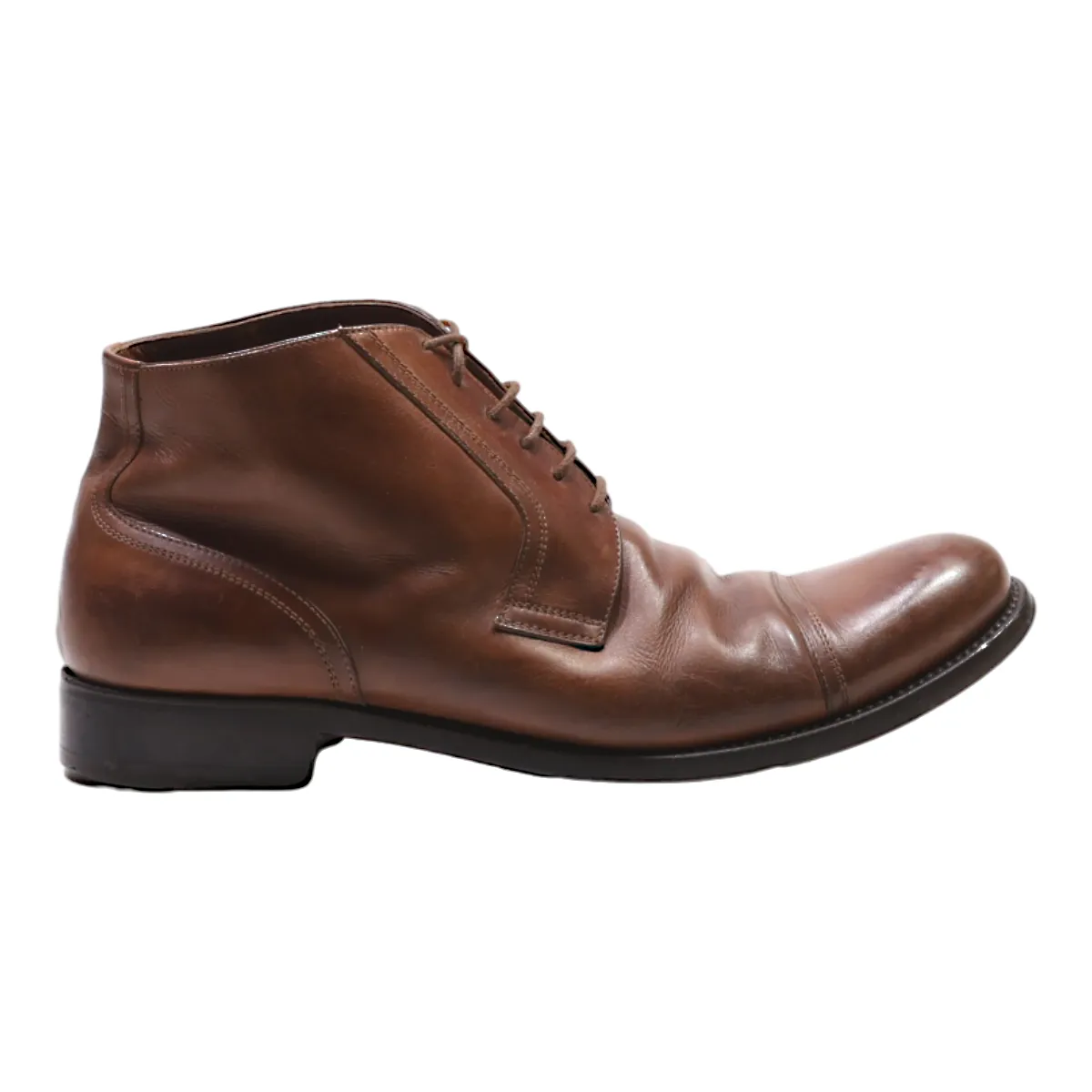 ALEXANDER Desert Boots Brown Leather Mens UK 6