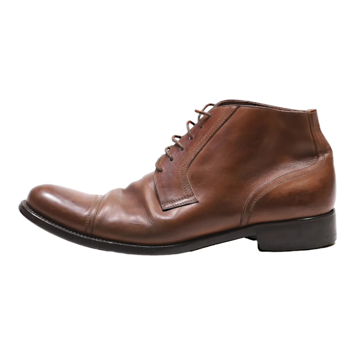 ALEXANDER Desert Boots Brown Leather Mens UK 6