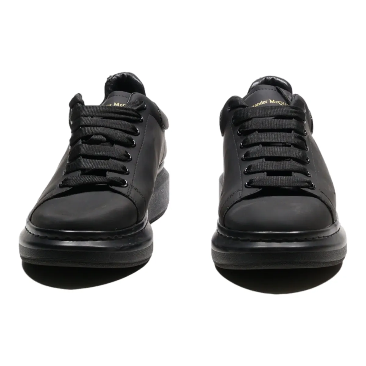 ALEXANDER MCQUEEN Sneaker Trainers Black Leather Mens UK 6
