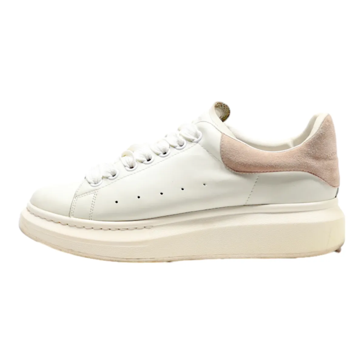 ALEXANDER MCQUEEN Sneaker Trainers White Leather Womens UK 7.5