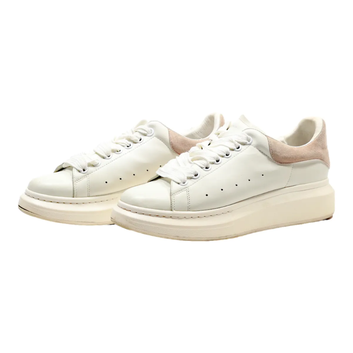 ALEXANDER MCQUEEN Sneaker Trainers White Leather Womens UK 7.5