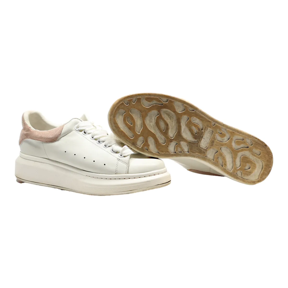 ALEXANDER MCQUEEN Sneaker Trainers White Leather Womens UK 7.5