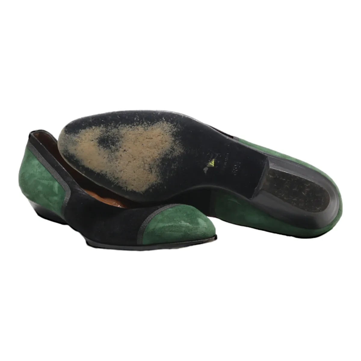 AROLA Ballet Shoes Black Suede Womens UK 5.5
