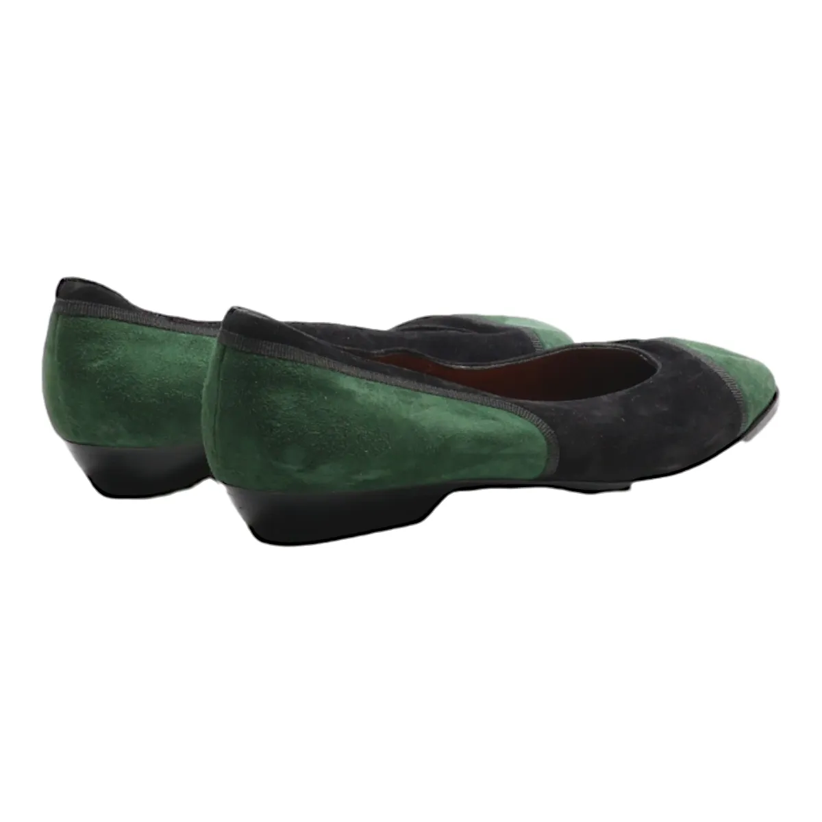 AROLA Ballet Shoes Black Suede Womens UK 5.5