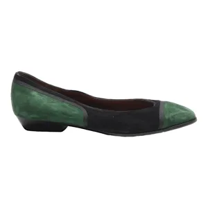 AROLA Ballet Shoes Black Suede Womens UK 5.5