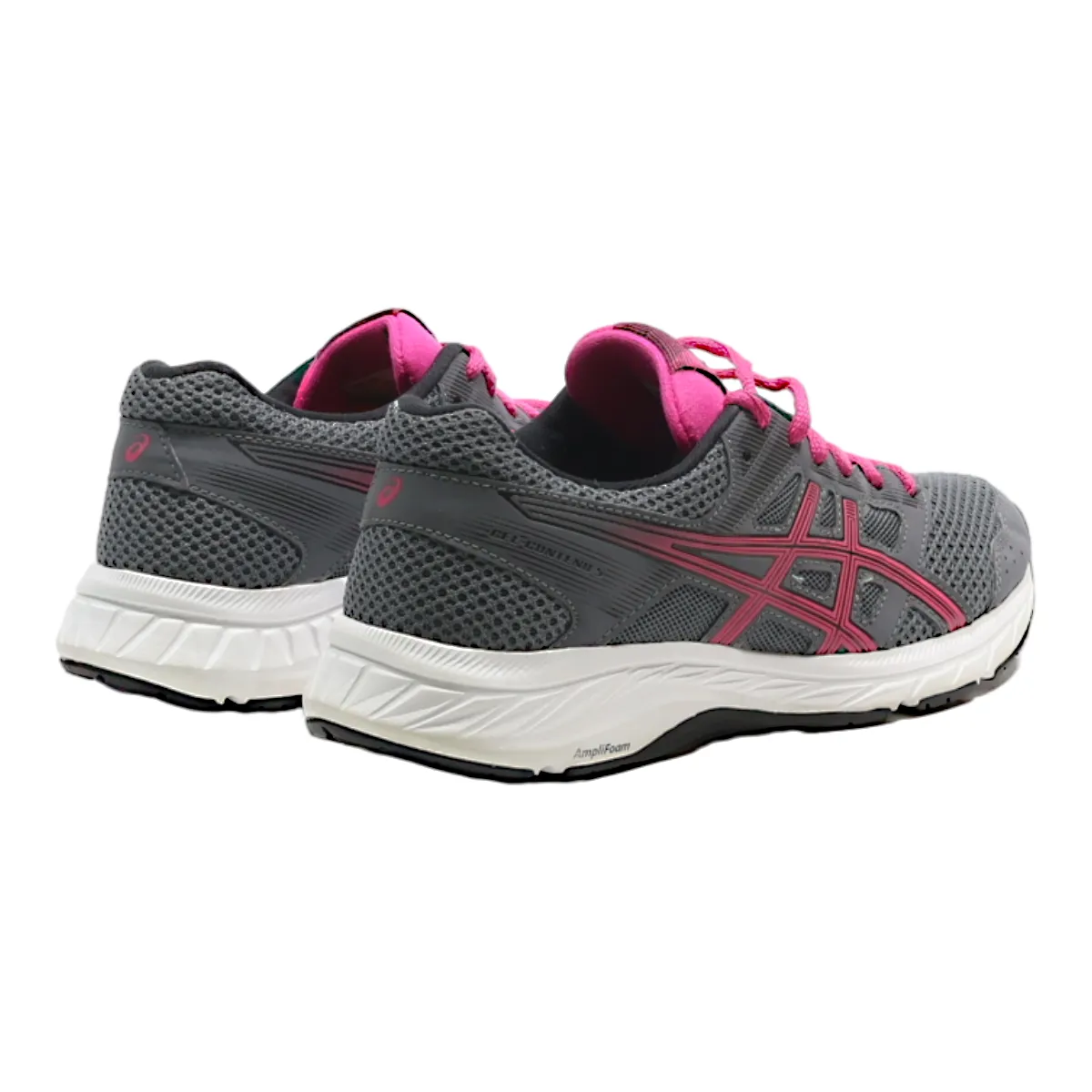 ASICS GEL-CONTEND 5 Sneaker Trainers Grey Synthetic Womens UK 4