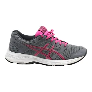 ASICS GEL-CONTEND 5 Sneaker Trainers Grey Synthetic Womens UK 4
