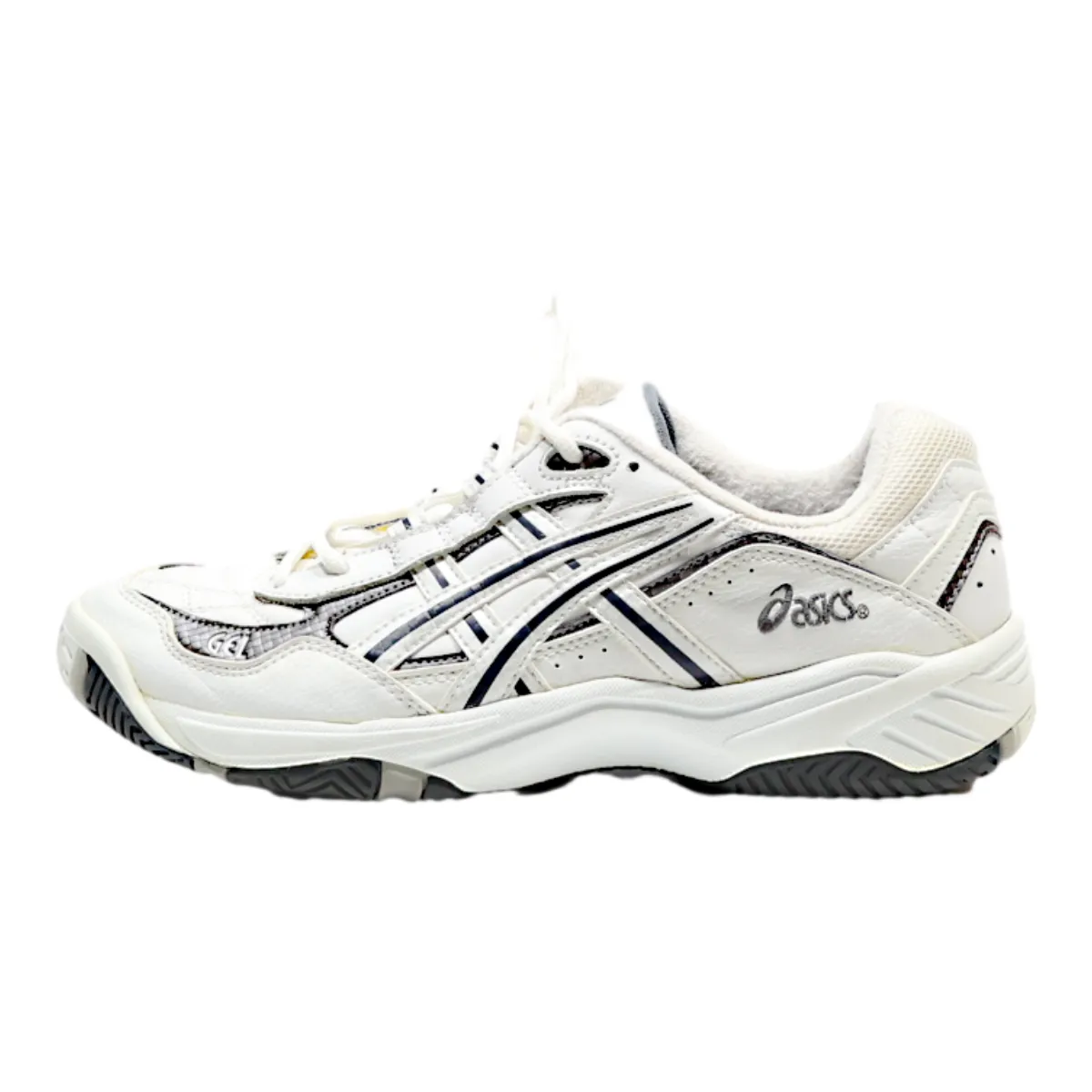 ASICS Gel Sneaker Trainers White Leather Mens UK 8.5