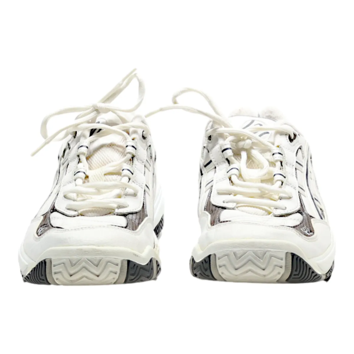 ASICS Gel Sneaker Trainers White Leather Mens UK 8.5