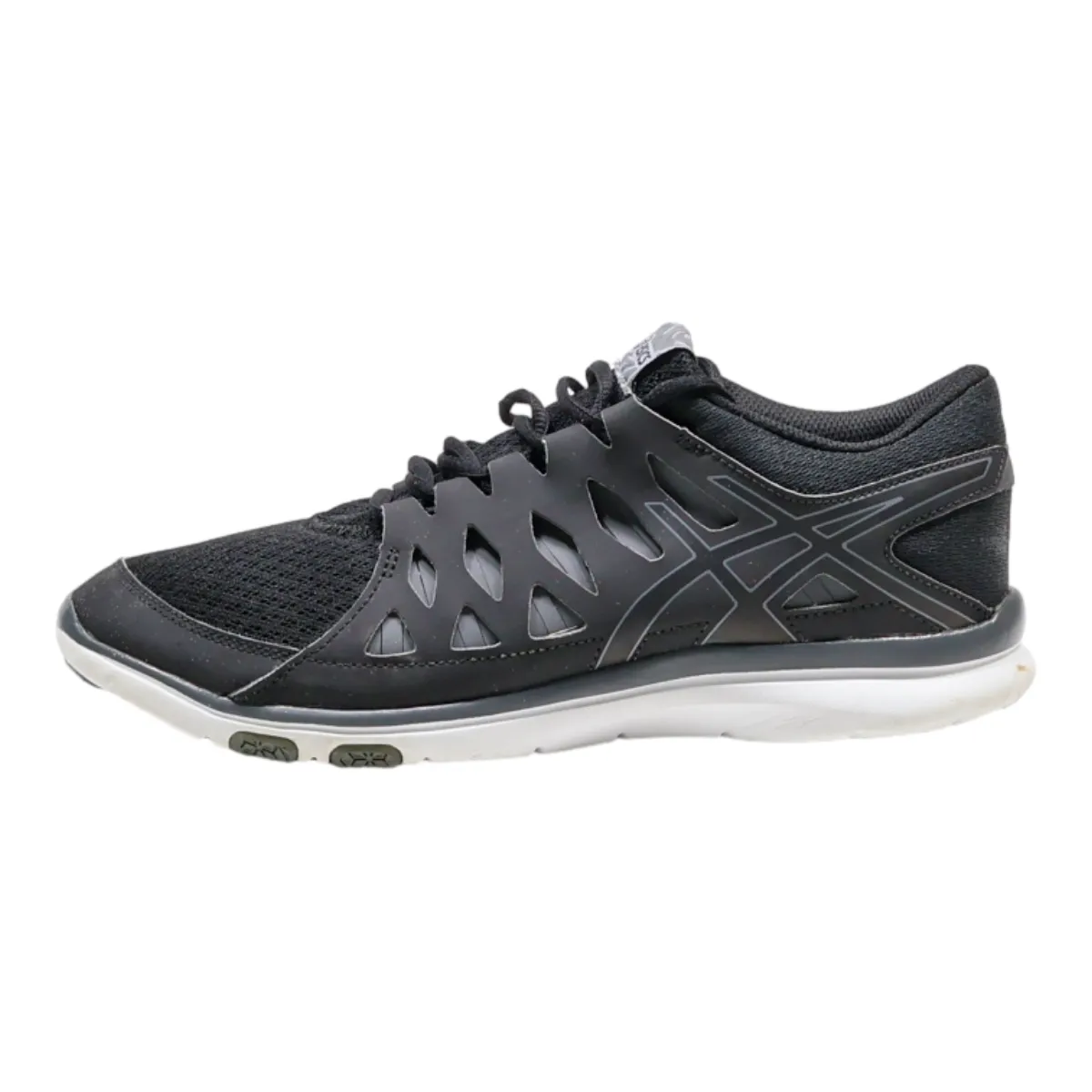 ASICS Sneaker Trainers Black Synthetic Womens UK 7