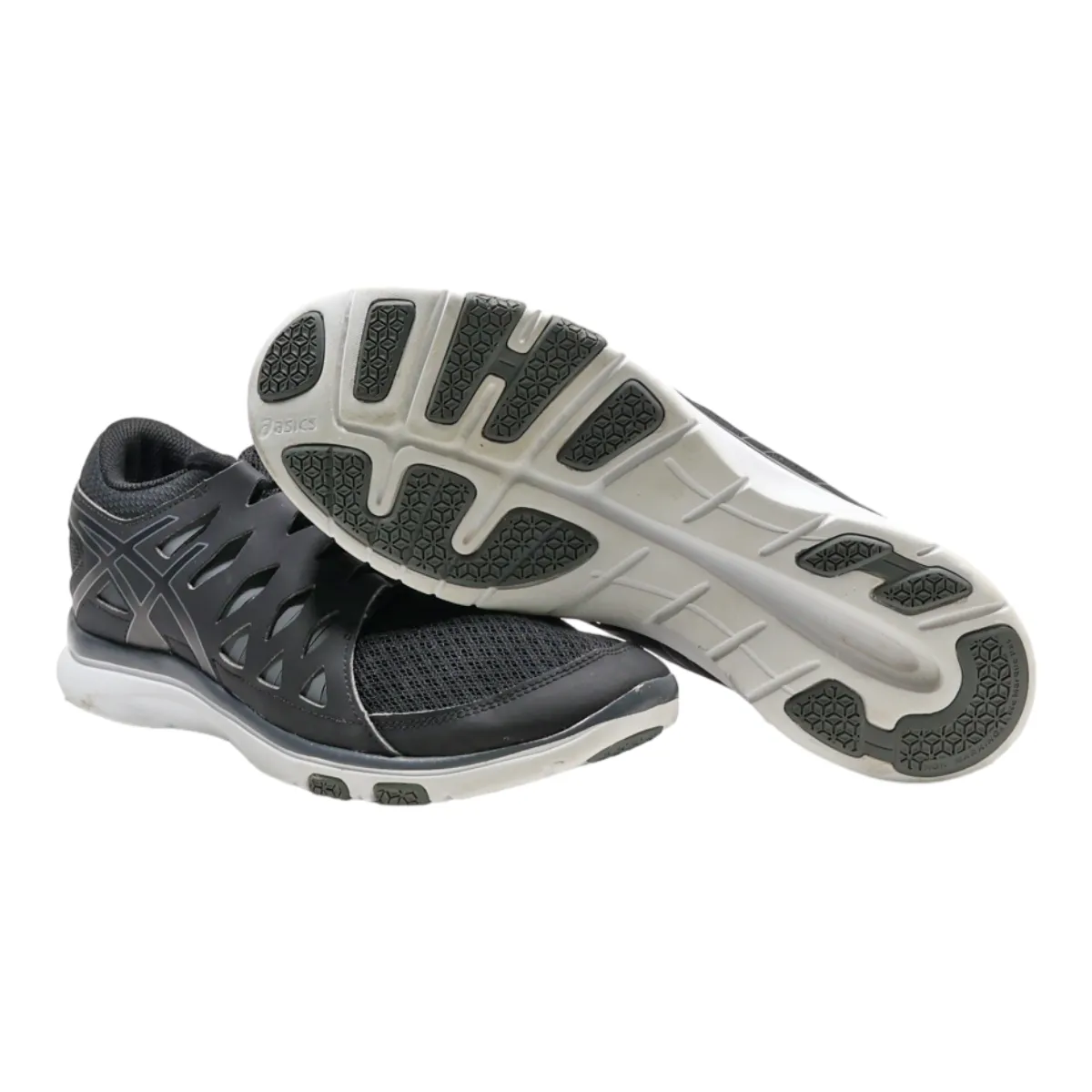 ASICS Sneaker Trainers Black Synthetic Womens UK 7