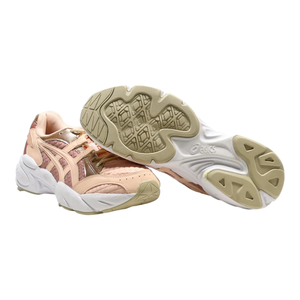 ASICS Sneaker Trainers Pink Synthetic Womens UK 6.5