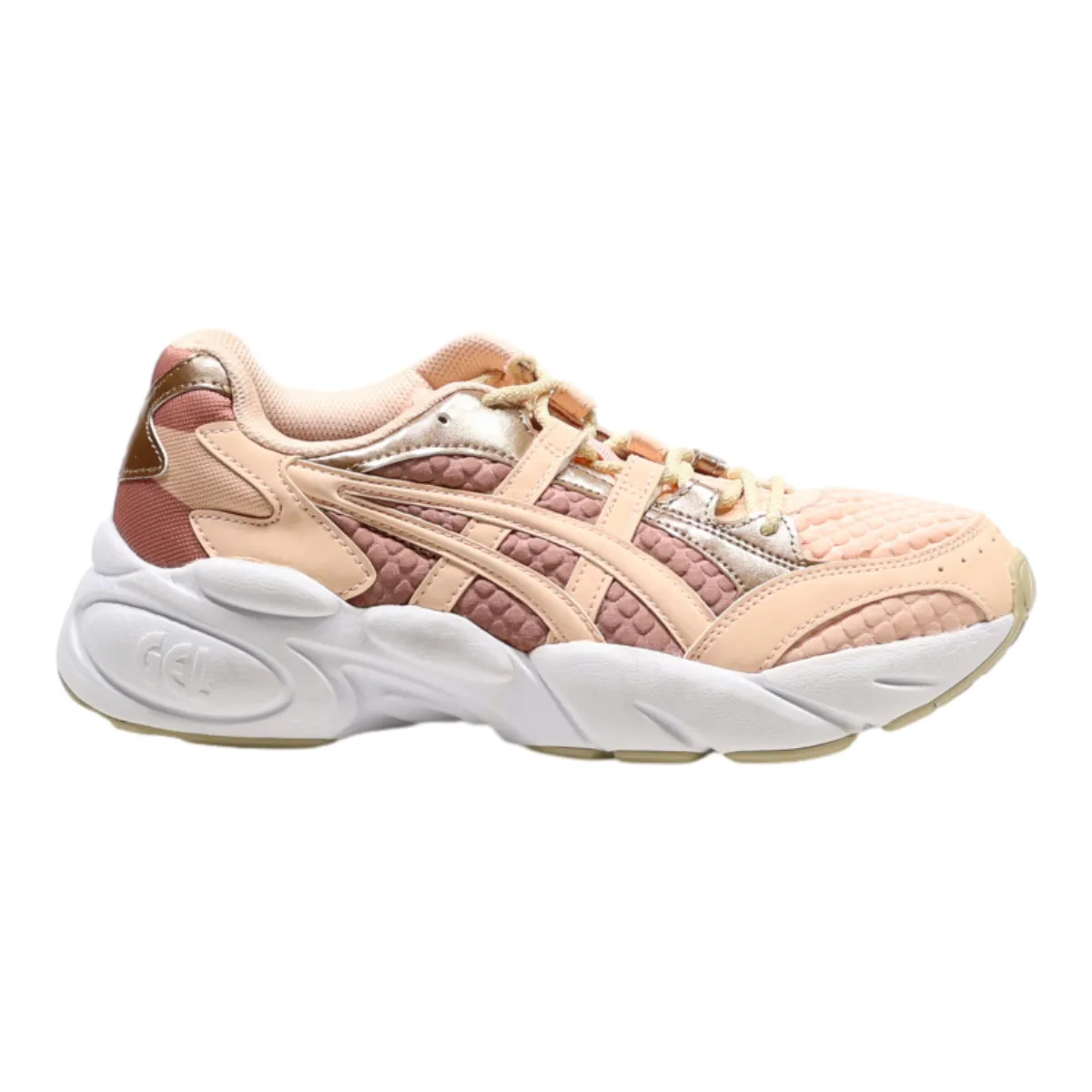 ASICS Sneaker Trainers Pink Synthetic Womens UK 6.5