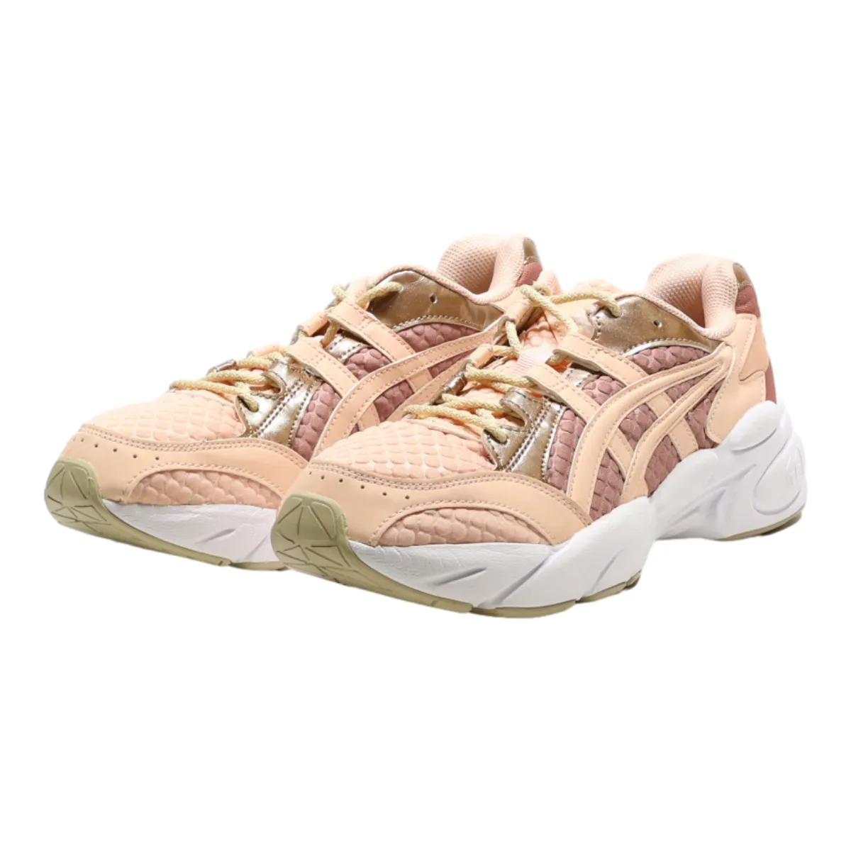 ASICS Sneaker Trainers Pink Synthetic Womens UK 6.5