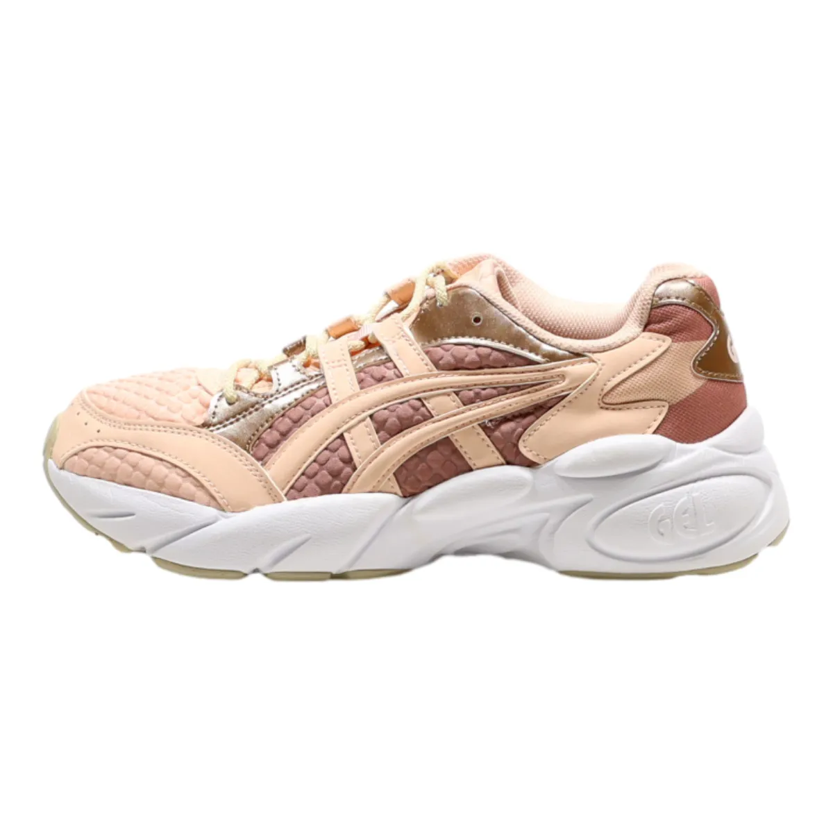 ASICS Sneaker Trainers Pink Synthetic Womens UK 6.5