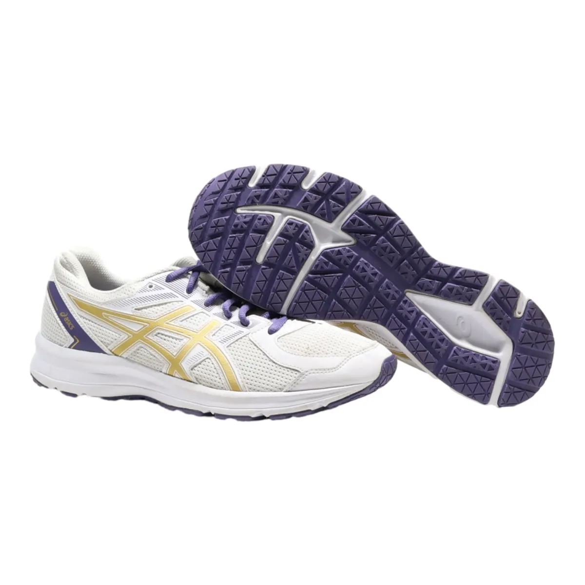 ASICS Sneaker Trainers White Synthetic Mens UK 9