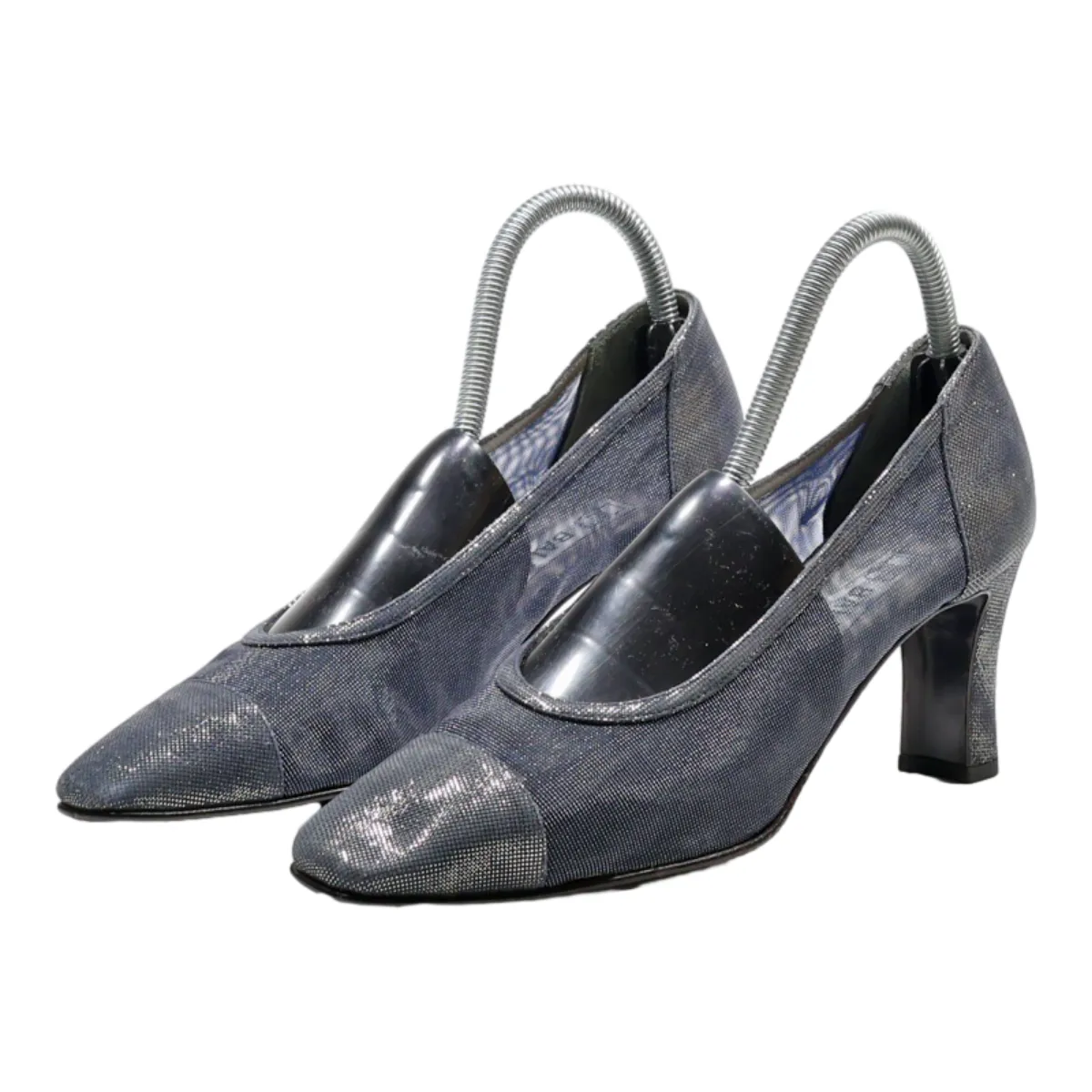 BALDAN Pump Heels Blue Synthetic Womens UK 6