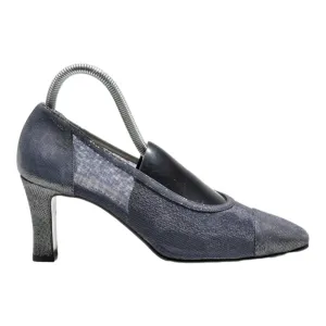 BALDAN Pump Heels Blue Synthetic Womens UK 6