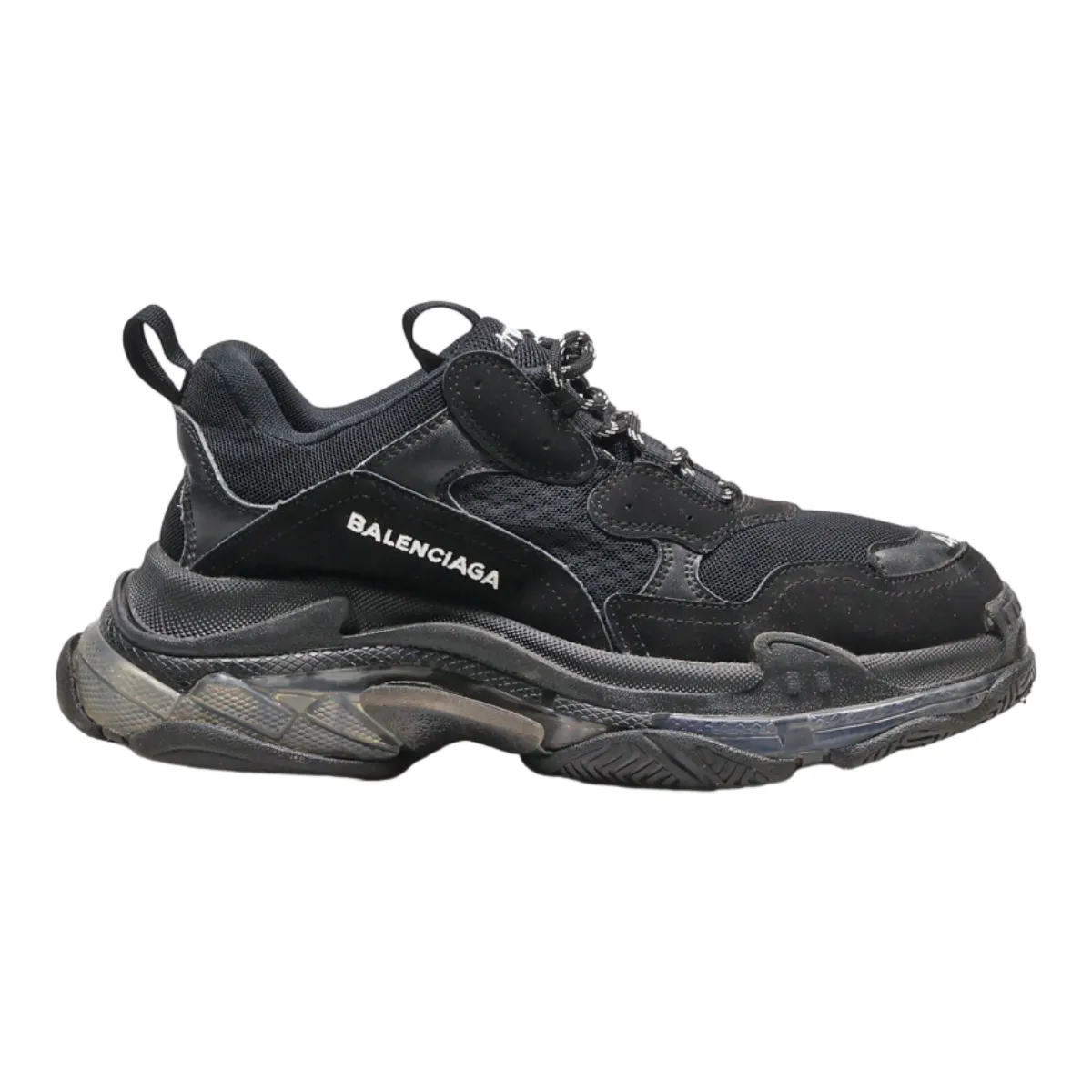 BALENCIAGA Sneaker Trainers Black Synthetic Mens UK 6.5