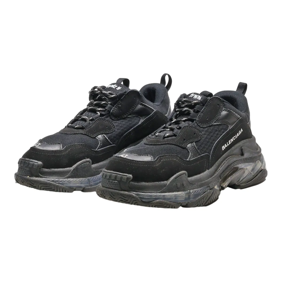 BALENCIAGA Sneaker Trainers Black Synthetic Mens UK 6.5