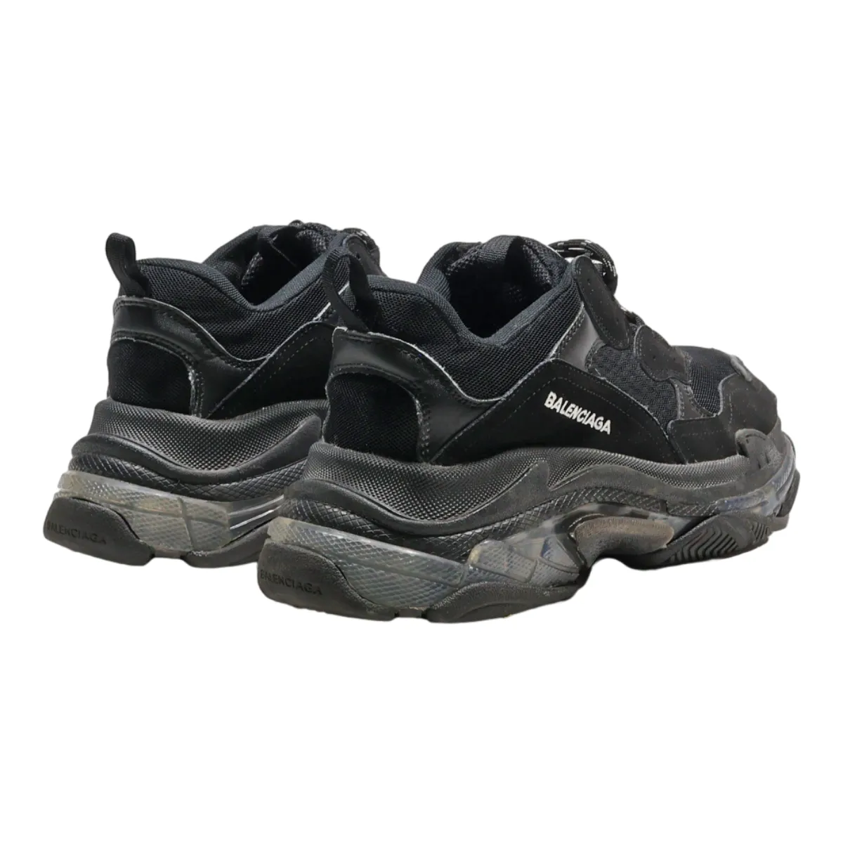 BALENCIAGA Sneaker Trainers Black Synthetic Mens UK 6.5