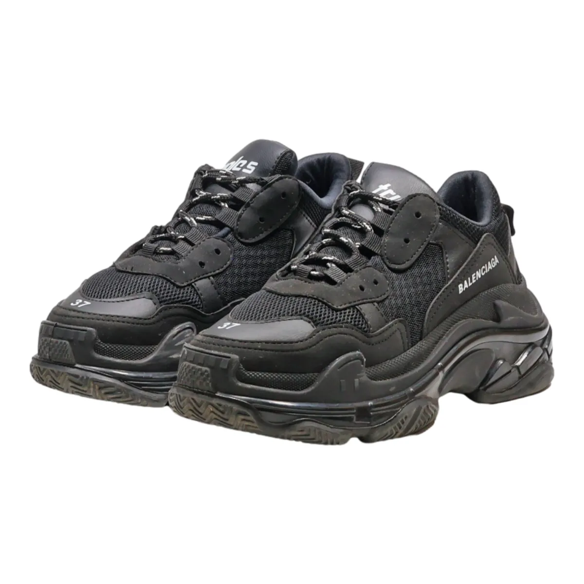 BALENCIAGA Sneaker Trainers Black Synthetic Womens UK 5