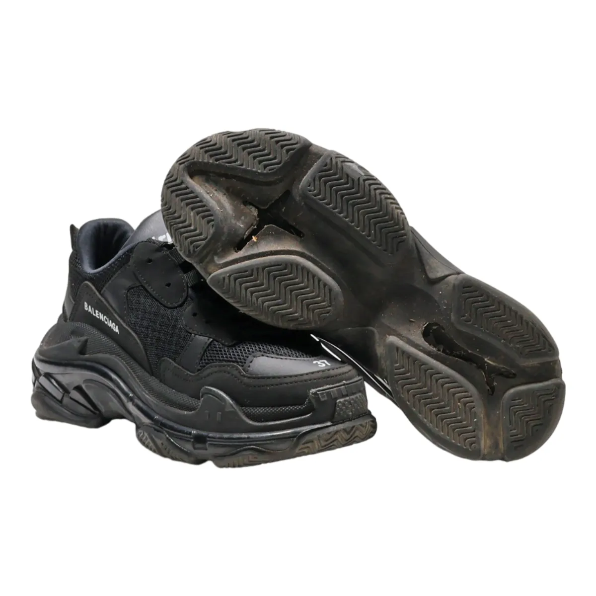 BALENCIAGA Sneaker Trainers Black Synthetic Womens UK 5