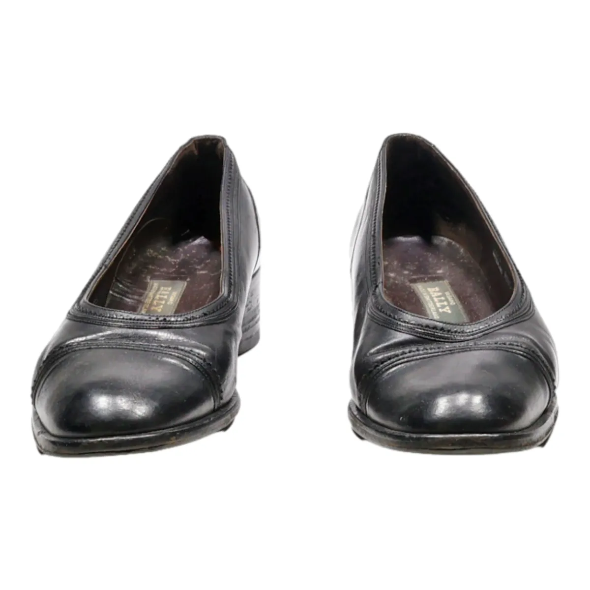 BALLY Ballet Shoes Black Synthetic Womens UK 5.5