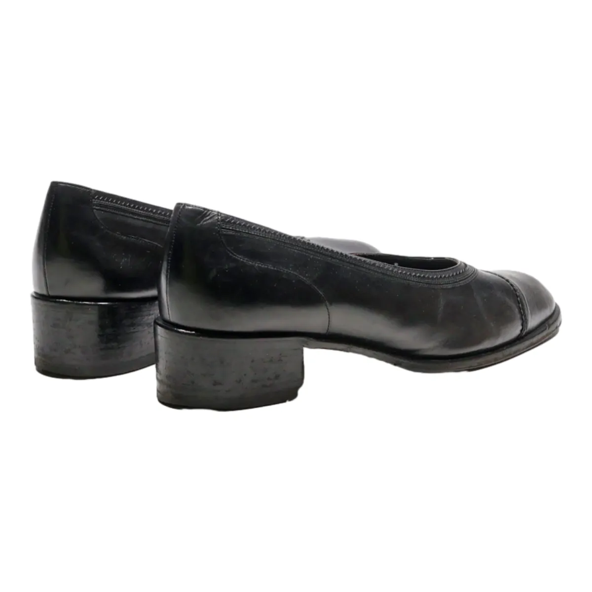 BALLY Ballet Shoes Black Synthetic Womens UK 5.5