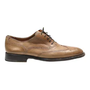 BALLY Brogue Shoes Brown Leather Mens UK 8.5
