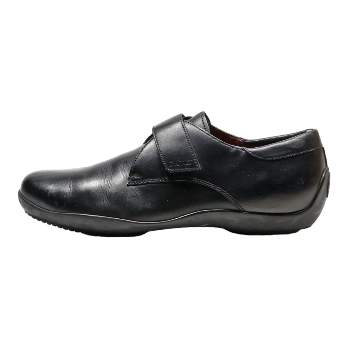 BALLY Derby Shoes Black Leather Mens UK 11