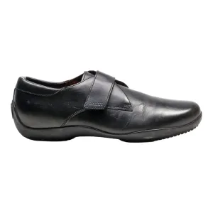 BALLY Derby Shoes Black Leather Mens UK 11